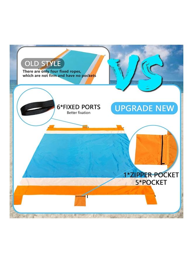 NIBEMINENT Waterproof Portable Outdoor Picnic Mat with Bag and Accessories - Image 2