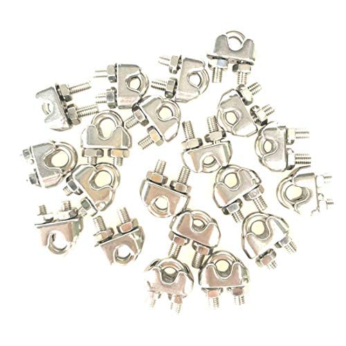DIY Crafts Pack Of 20 Pcs Design No 2 Wire Rope Cable Clip Clamp 1050 As Choice Heavy Pack Of 20 Pcs Design No 2 - Image 5