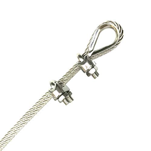 DIY Crafts Pack Of 20 Pcs Design No 2 Wire Rope Cable Clip Clamp 1050 As Choice Heavy Pack Of 20 Pcs Design No 2 - Image 4