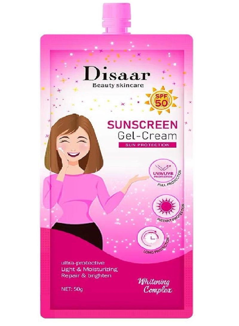 Disaar Sunscreen Gel Cream SPF 50  50ml - Image 1