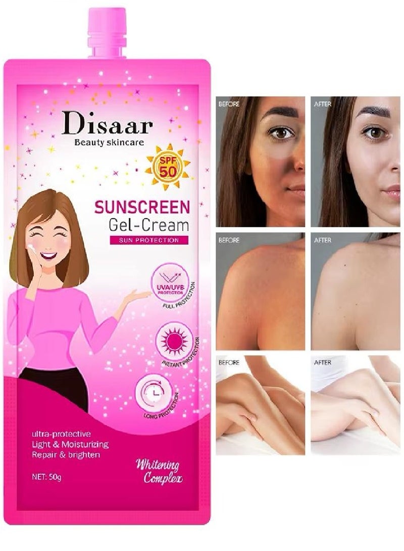 Disaar Sunscreen Gel Cream SPF 50  50ml - Image 2