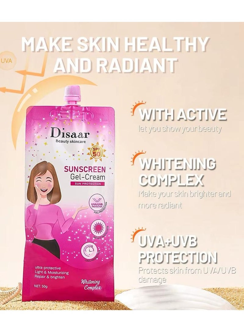 Disaar Sunscreen Gel Cream SPF 50  50ml - Image 3