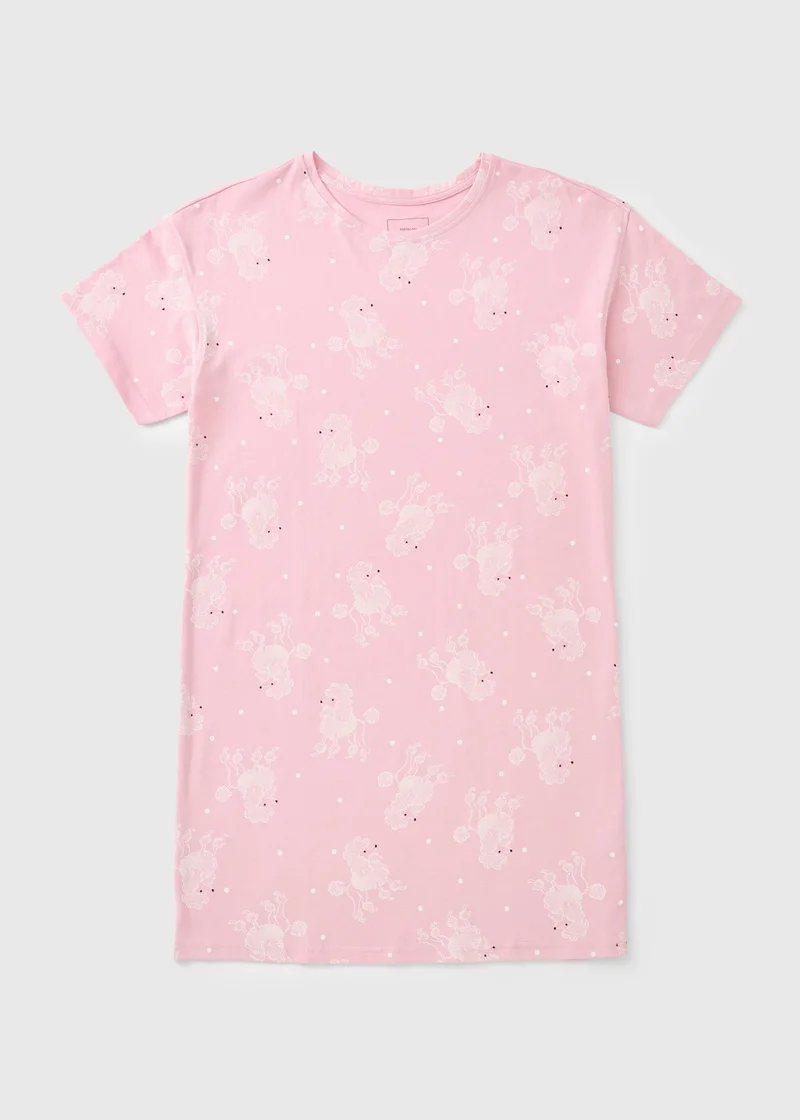ماتلان Pink Poodle Nightie