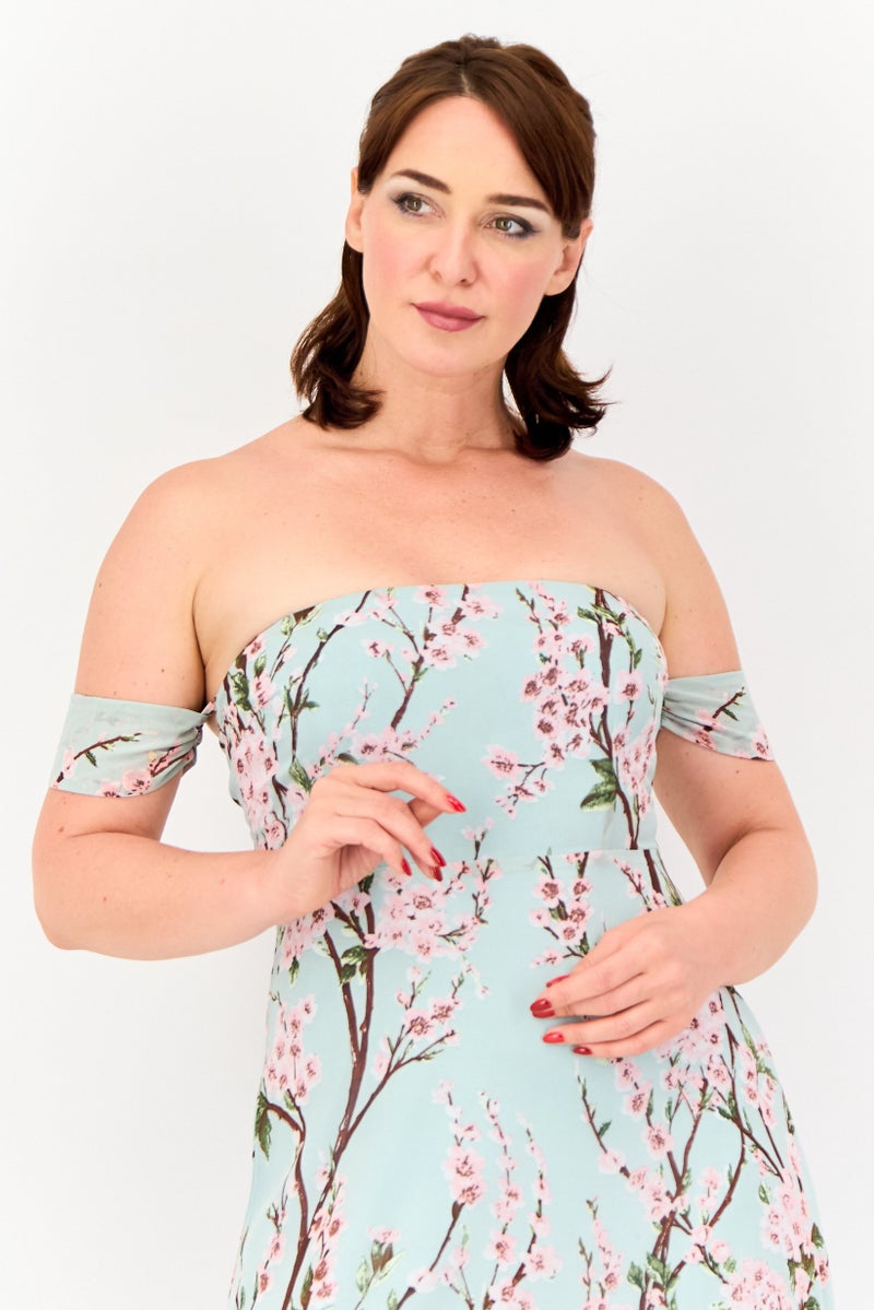 Archive Design Studio Women Floral Print Maxi Dress, Multicolor - Image 2