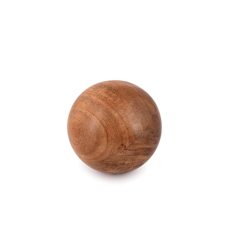 NIRMAN Decorative Acacia Wood Round Balls Set of 3 for Christmas Decorative Bowls Table Centerpiece | Coffee Table and House DÃ©cor (Set of 3), (3" x 3" x 3") - Image 4