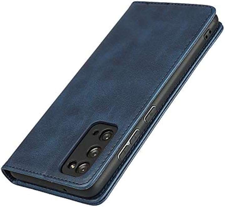 iCoverCase for Samsung Galaxy S20 FE 5G Wallet Case with Card Holder PU Leather Magnetic Case Kickstand Feature Shockproof Protective Flip Cover Case for Samsung S20 FE 5G  Blue - Image 4