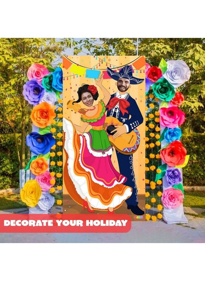 JOYIN Cinco De Mayo Fiesta Couple Photo Door Banner For Party Supplies Decoration Mexican Theme Fiesta Party Or Festivals  - Image 5