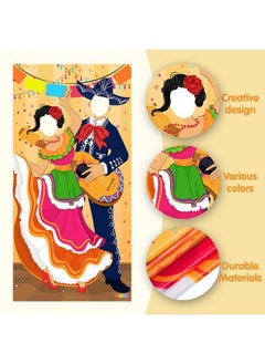JOYIN Cinco De Mayo Fiesta Couple Photo Door Banner For Party Supplies Decoration Mexican Theme Fiesta Party Or Festivals  - Image 4