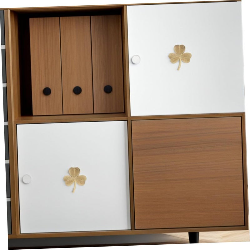 Shamrock Brass Drawer Knobs 2 Pack Vintage Retro Cabinet Pulls 50mm - Image 5