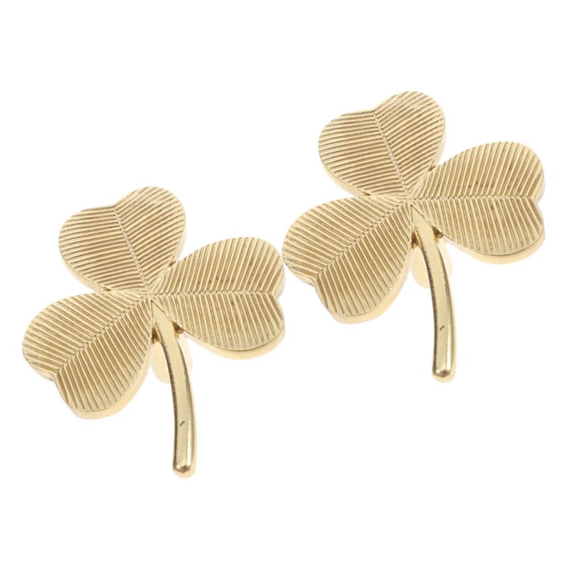 Shamrock Brass Drawer Knobs 2 Pack Vintage Retro Cabinet Pulls 50mm - Image 2