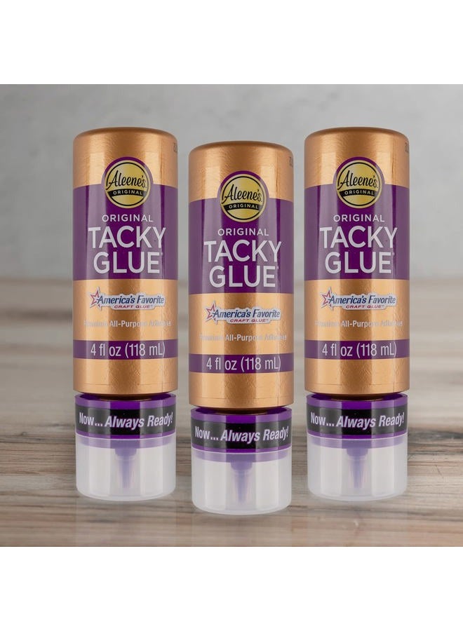 Craft County All Purpose Tacky Glue – Dries Clear– 4 OZ – 3 Pack - Image 4