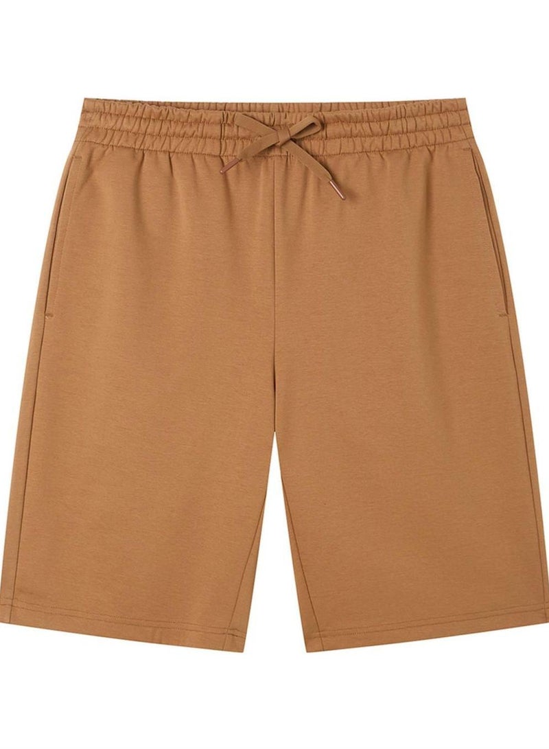 GIORDANO Men's Regular Fit Mid-Rise Everyday Comfortable Shorts - Image 1