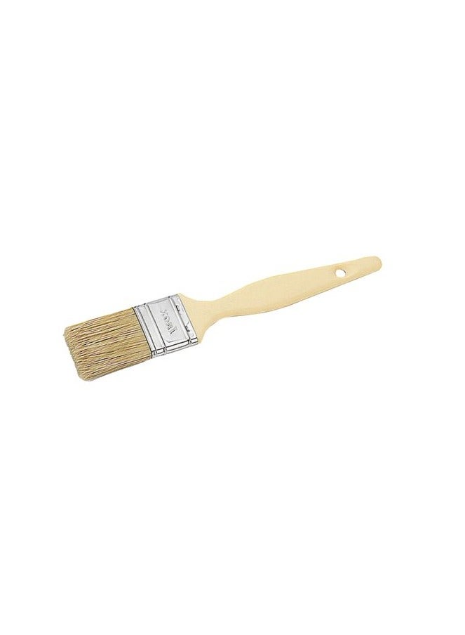 Paderno Ferrule Pastry Brush with plastic handle and hanging loop. 4cm Length. Italy 