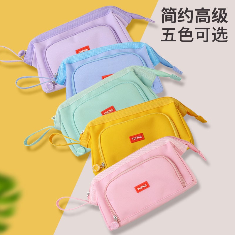 Instagram-Style Niche Large-Capacity Pencil Case For Primary And Secondary School Students, Boat-Shaped Customizable Pencil Case - Image 4