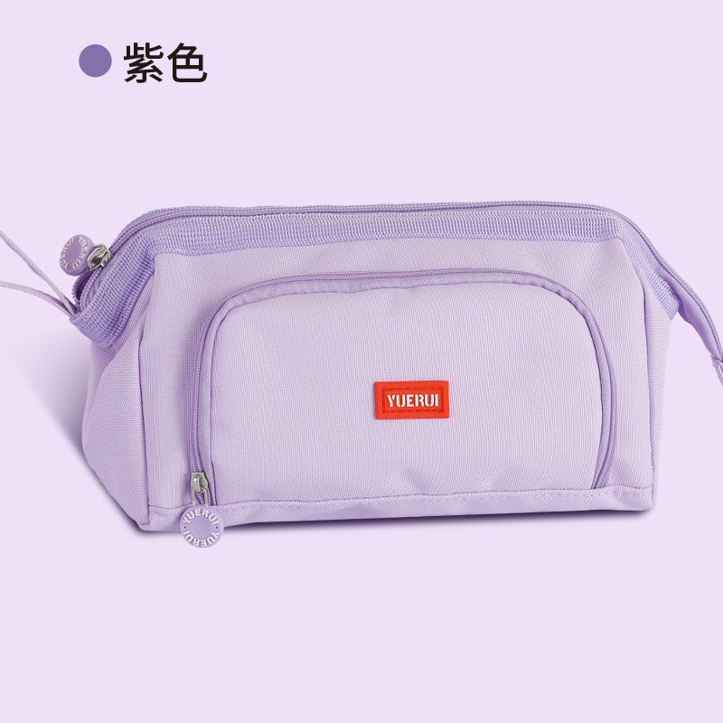 Instagram-Style Niche Large-Capacity Pencil Case For Primary And Secondary School Students, Boat-Shaped Customizable Pencil Case - Image 1
