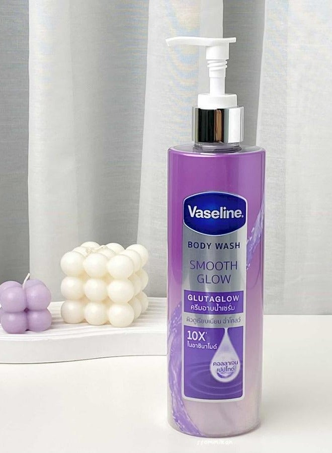 فازلين غسول الجسم سموث جلو جلوتا جلو 10X 425 مل - Image 2