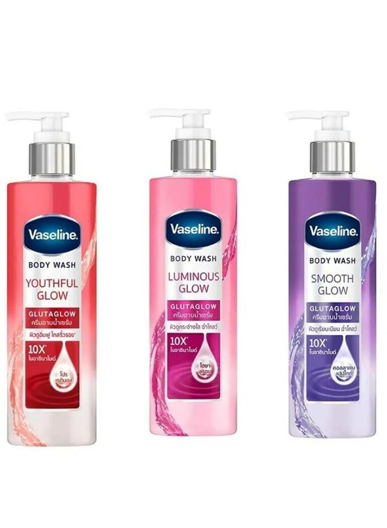 فازلين غسول الجسم سموث جلو جلوتا جلو 10X 425 مل - Image 3