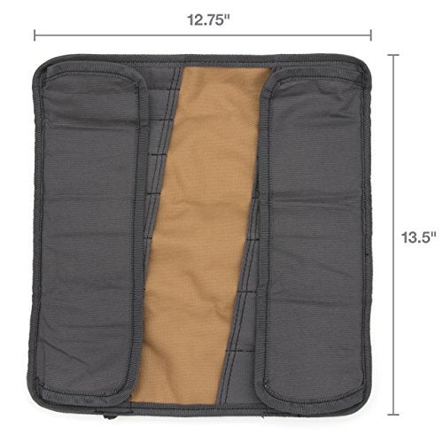 Dickies Small WrenchScrewdriver Organizer Roll for Mechanics 16 Tool Pockets Durable Canvas Construction 135 in x 1275 in Unrolled GreyTan - Image 3