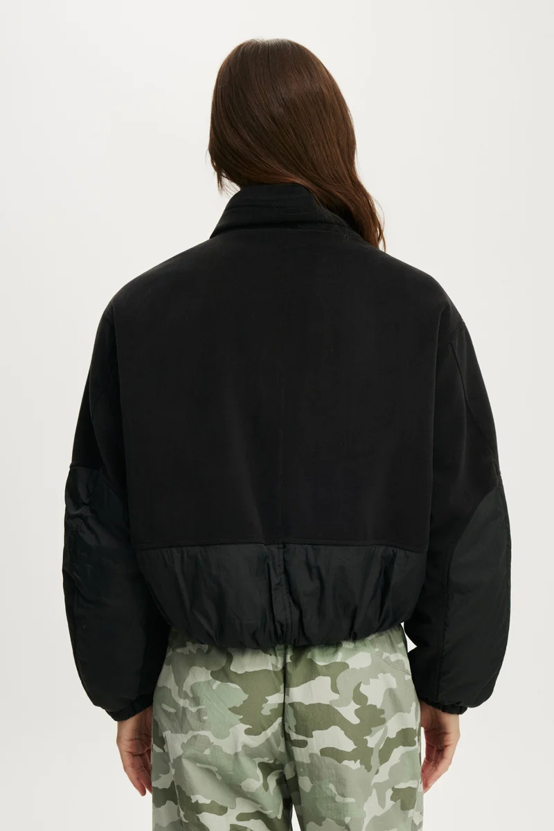 Cotton On  Polar Fleece Padded Jacket for Women | Best Price UAE