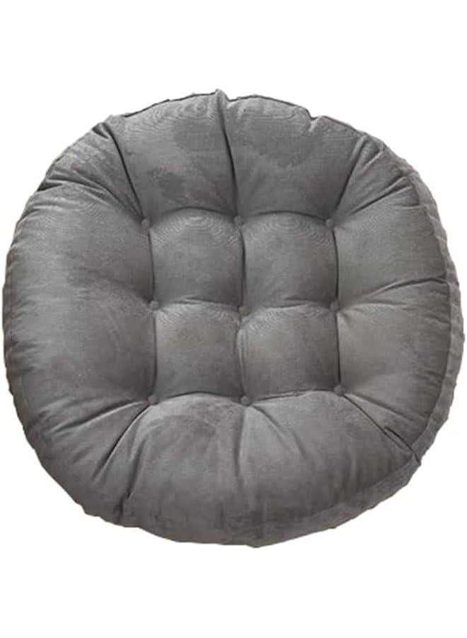 هوكور وسادة ارضية، وسادة ارضية، وسائد جلوس كبيرة مربعة للكبار، وسادة ارضية كوردروي معنقدة لغرفة المعيشة تاتامي (دائرية) - Image 1