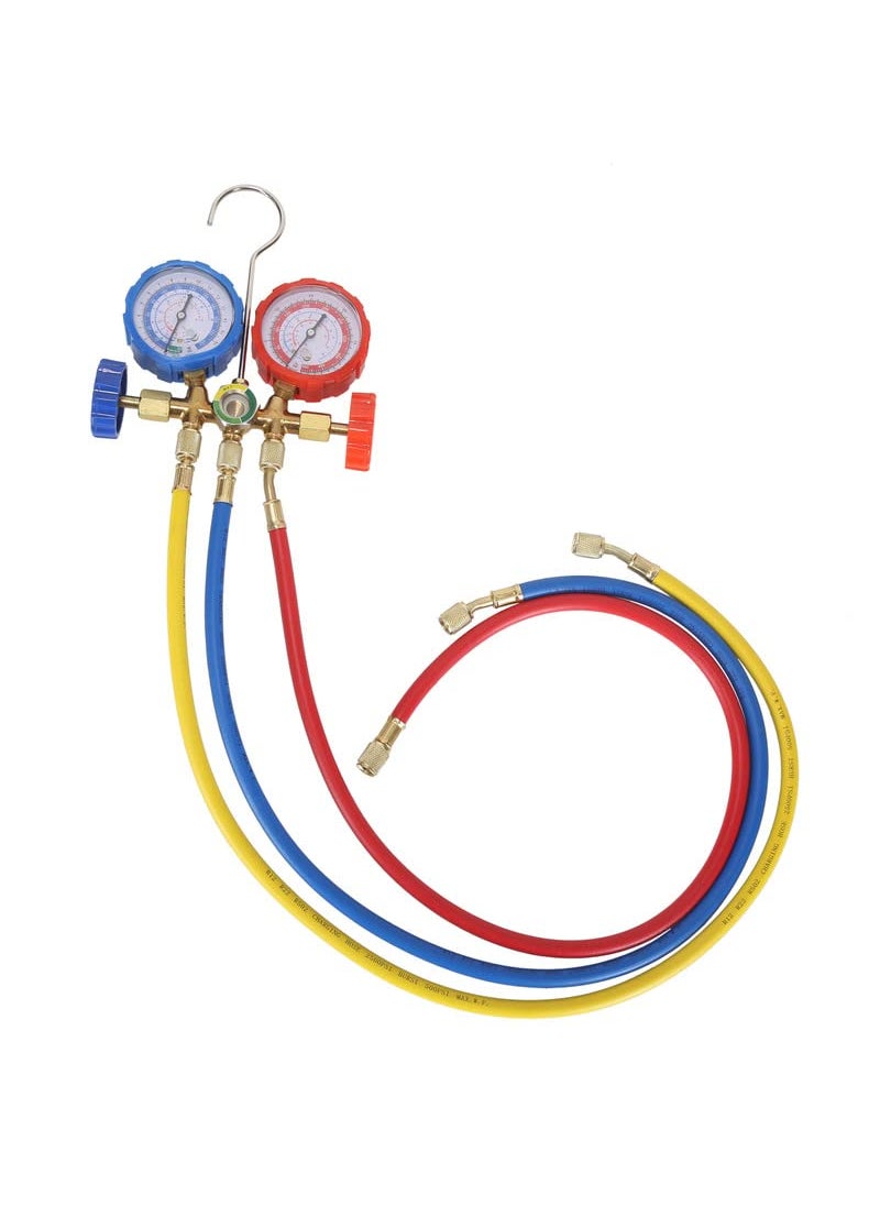 SANAVYA Manifold Pressure Gauge R22R12R134AR502 and Refrigerant Testing Charging Evacuation for Air Condition Tool  - Image 4
