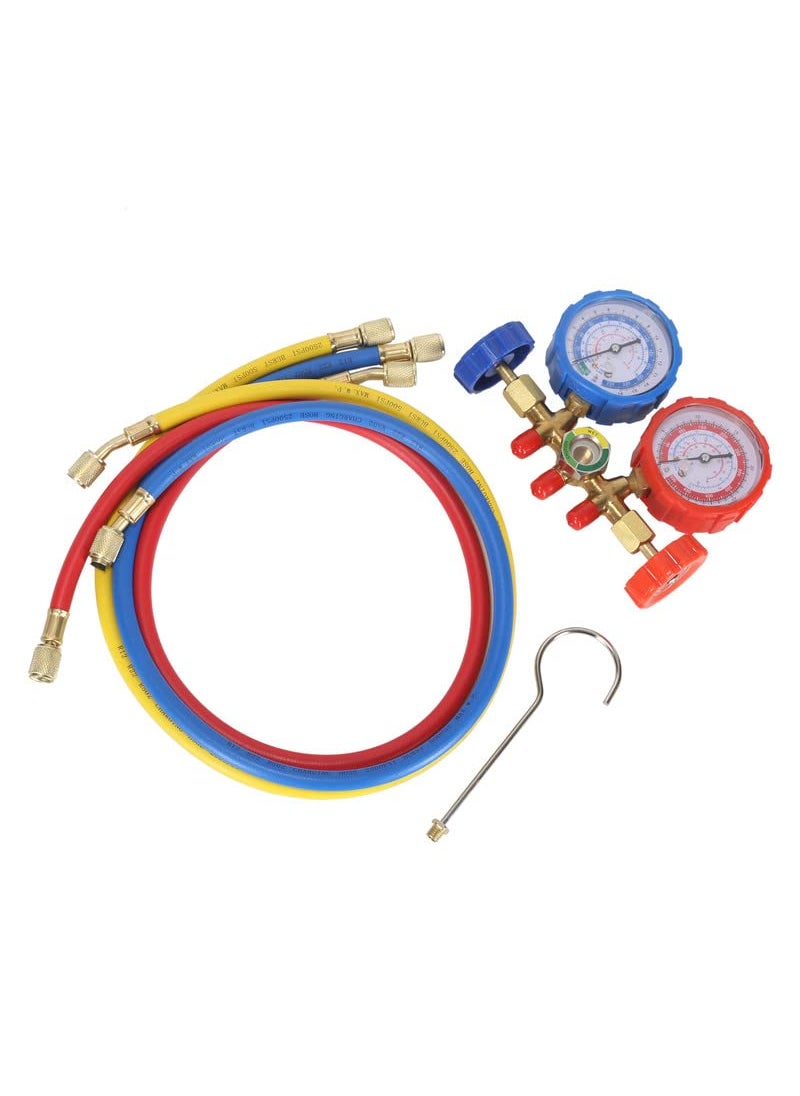 SANAVYA Manifold Pressure Gauge R22R12R134AR502 and Refrigerant Testing Charging Evacuation for Air Condition Tool  - Image 3