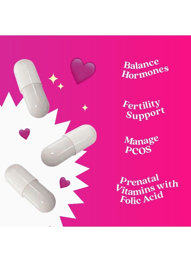 BeLive Women'S Myo-Inositol & D-Chiro Capsules With Folic Acid  - Image 4