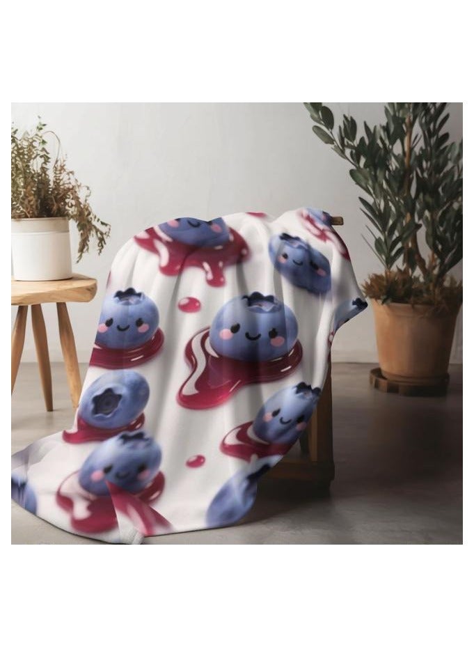 عام بطانية رقيقة من الفانيلا (دافئة ومريحة، ومناسبة للنوم، واستخدام الألعاب، وإزالة الغبار والرمل) 150 سم * 200 سم - 466 - Image 1