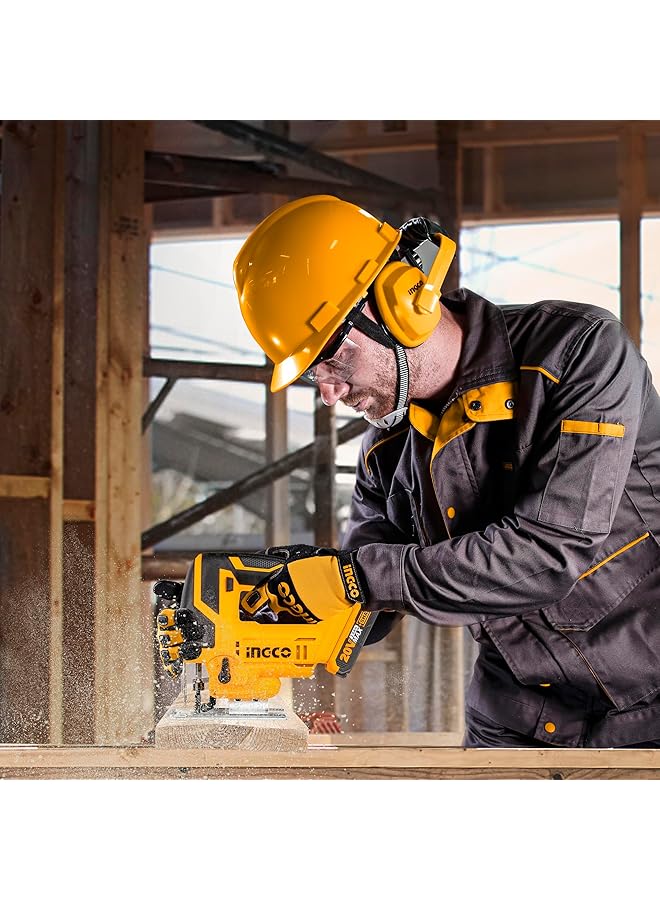 INGCO Cjsli8501 20V Cordless Jig Saw 5 Pieces Set 2400 Rpm - Image 3