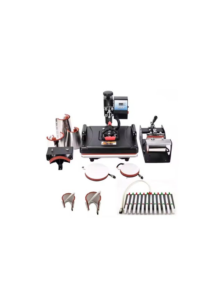 Kalon 8 in 1 heat press printing machine as multifunction heat press machines transfer T-shirts,mug,plate,Pillow Bag Multifunction Heat Transfer Machine  - Image 1