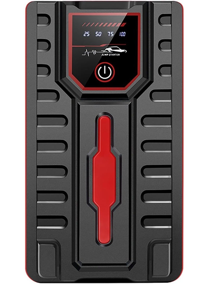 TIGER Multifunctional 12V Car Jump Starter Powerbank with Smart Safety Clamps, USB Fast Charging Port, LED Emergency Flashlight, Digital Display – High-Performance Lithium Battery Booster for Cars, Mobiles & Gadgets – Works in Hot & Cold UAE Weather – US/EU Compatible - Image 2