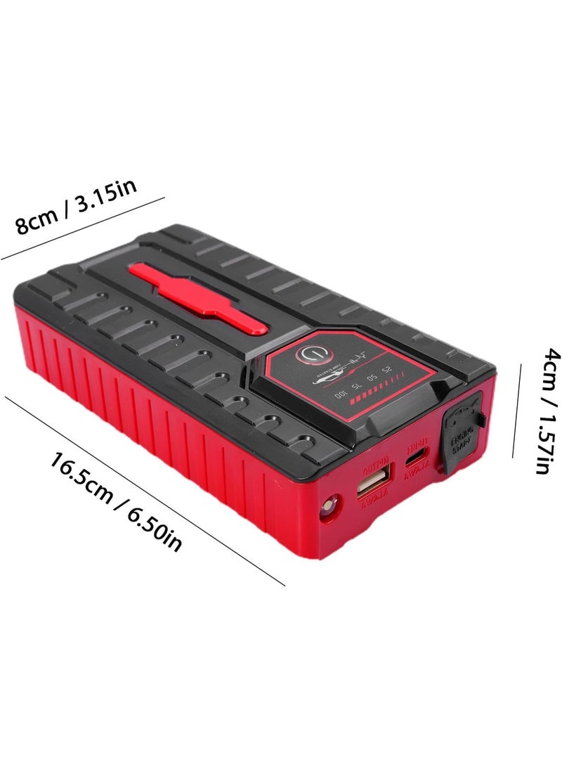 TIGER Multifunctional 12V Car Jump Starter Powerbank with Smart Safety Clamps, USB Fast Charging Port, LED Emergency Flashlight, Digital Display – High-Performance Lithium Battery Booster for Cars, Mobiles & Gadgets – Works in Hot & Cold UAE Weather – US/EU Compatible - Image 5