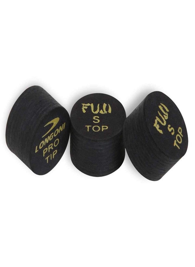 Longoni Fuji Pool Billiard CUE TIP - Black - Soft - 13 or 14 mm (13 mm) - Image 2