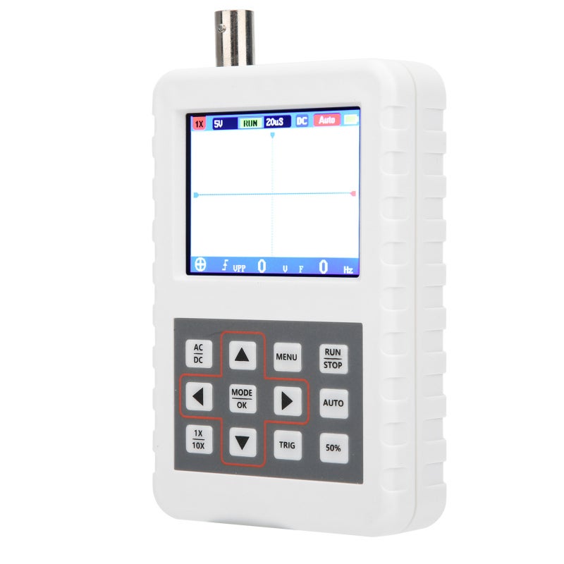 Handheld Digital Oscilloscope 1-Channel 5MHz Bandwidth 20MSps Sampling Rate - 2.4-Inch LCD Screen Waveform Storage for Maintenance RD - Image 3