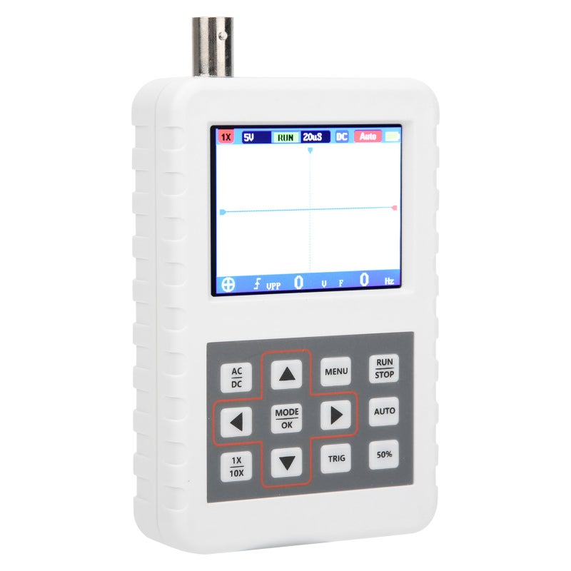 Handheld Digital Oscilloscope 1-Channel 5MHz Bandwidth 20MSps Sampling Rate - 2.4-Inch LCD Screen Waveform Storage for Maintenance RD - Image 4