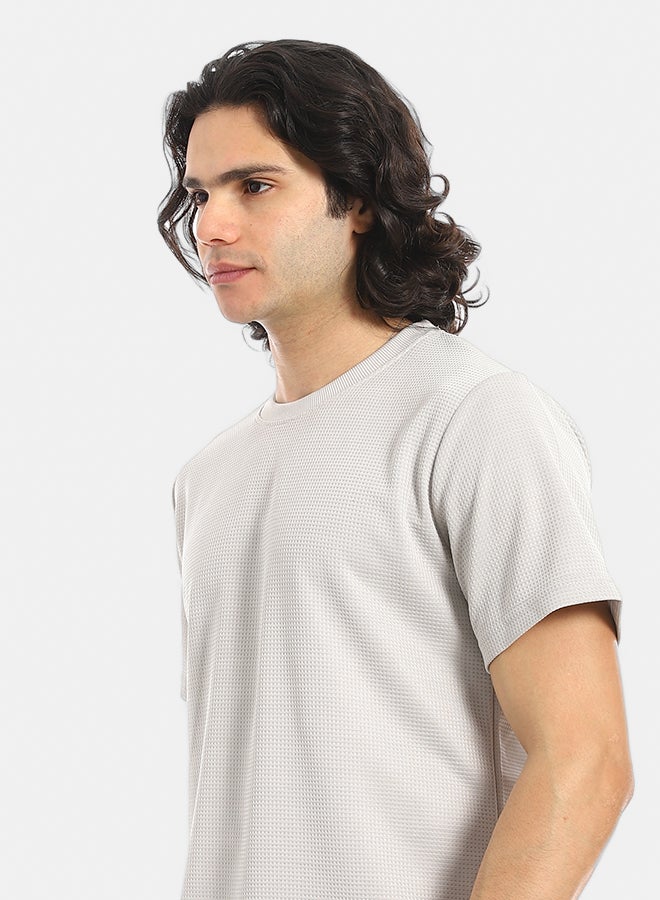 Red Circle Short Sleeves Slip On T-Shirt and Pants Set - Image 4