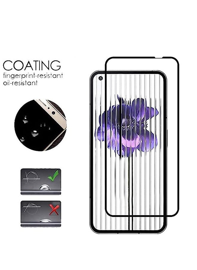 Generic - Nothing Phone 1 Screen Case Cover Tempered Glass Screen Protector 9H Hardness Anti-Fingerprint Scratch Resistance for Nothing Phone 1 Accessories Protection - Image 1