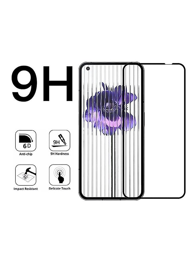 Generic - Nothing Phone 1 Screen Case Cover Tempered Glass Screen Protector 9H Hardness Anti-Fingerprint Scratch Resistance for Nothing Phone 1 Accessories Protection - Image 1