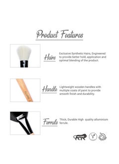 allure Blending And Flat Blending Brush (Set Of 02)  - Image 4