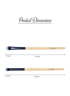allure Blending And Flat Blending Brush (Set Of 02)  - Image 3
