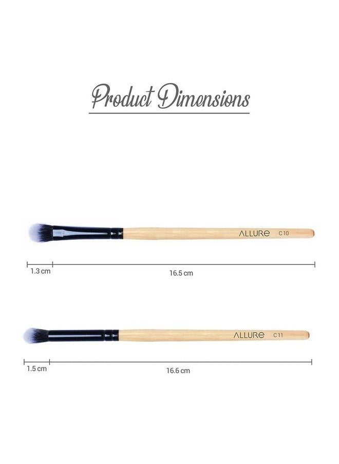allure - Blending And Flat Blending Brush (Set Of 02) - Image 1