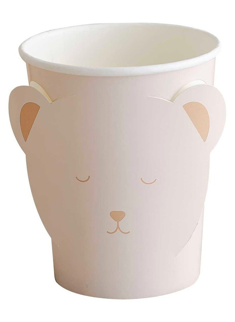 Ginger Ray Teddy Bear Paper Cups - Image 4