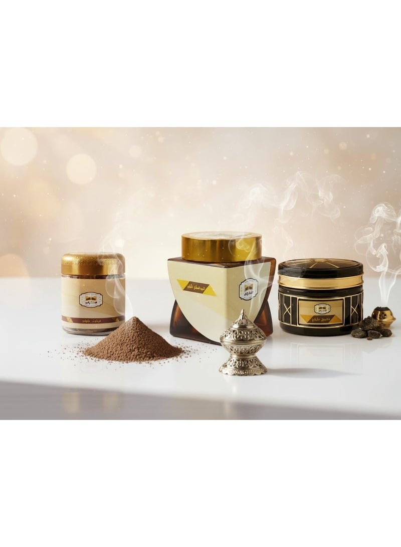 Brides Royal Maamoul 50g + Oud Masqa 30g + Mabthouth Nafha 30g - Guest Bouquet - Image 2