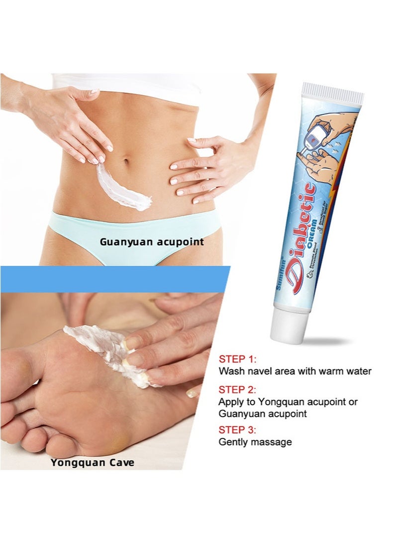 Sumifun 2 Pieces Of Diabetic Care Cream，Diabetic Skin Soothing And Foot Care Cream，Cares For Dry And Cracked Skin And Promotes Blood Circulation，Moisturizing Cream That Relieves Neuropathy，Itching And Numbness （20g+20g） - Image 5