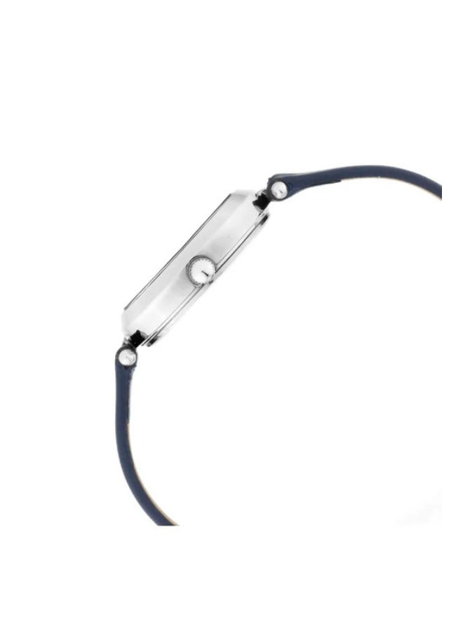 TITAN Raga Viva Blue Dial Leather Strap Watch - Image 4