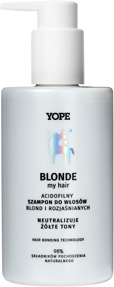 YOPE Shampoo for lightened and blonde hair Neutralizes yellow tones BLONDE 300ml