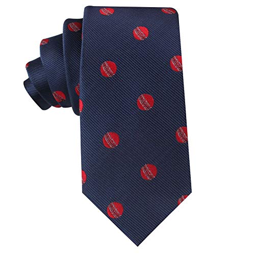 AUSCUFFLINKS Cricket Fan Cricketer World Cup Bowler Present for Men Work Ties for Him Birthday Prezzie for Guys Cricket - Image 1