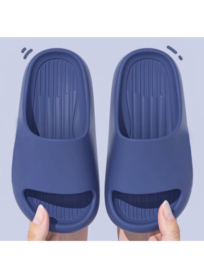 Xggc Squishy Children's Slippers For Girls, Indoor Home Use, Thick-soled Non-slip Parent-child Sandals For Boys, Yellow, Size 34-35 - Image 2