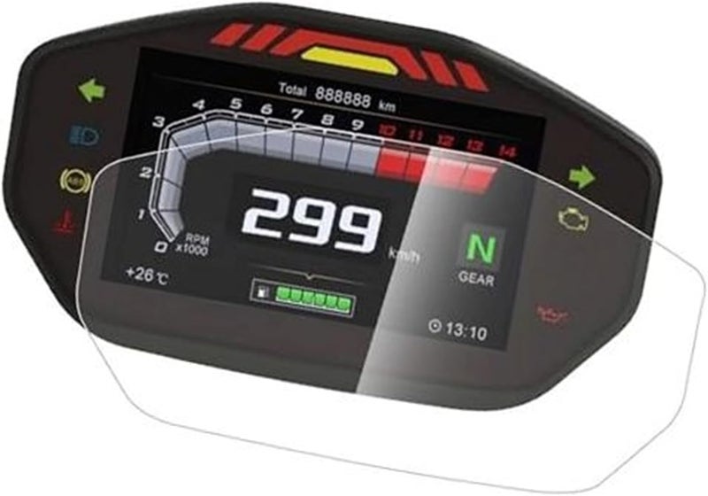 QASULER Motorcycle Speedometer Screen Protector - Image 1