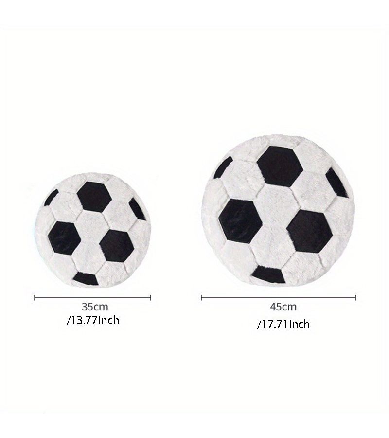 Football Plush Pillow 13.78 Inch Vintage For Youth Room Decor Halloween Christmas - Image 2